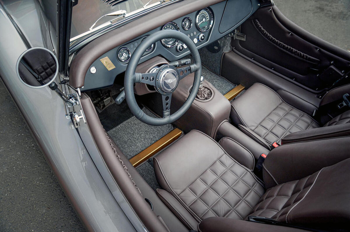 first-morgan-plus-four-70th-anniversary-models-roll-off-line-autocar