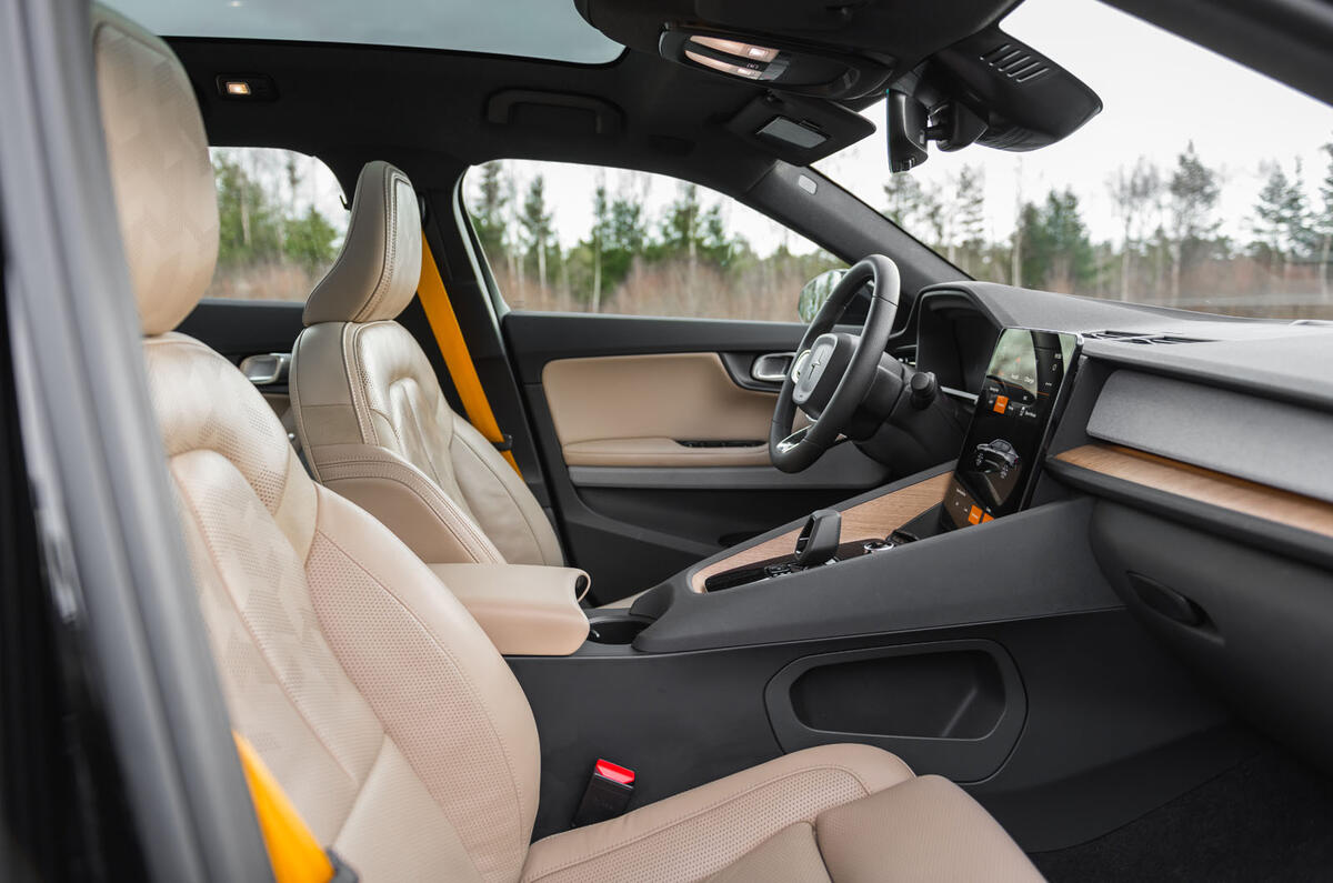 2020 Polestar 2 prototype drive - cabin