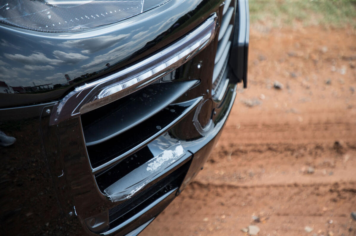 Porsche Macan prototype 2018 disguised bumper