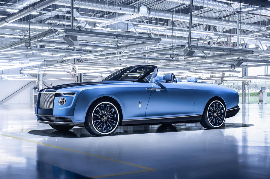 95 Rolls Royce Boat Tail 2021 official reveal studio front