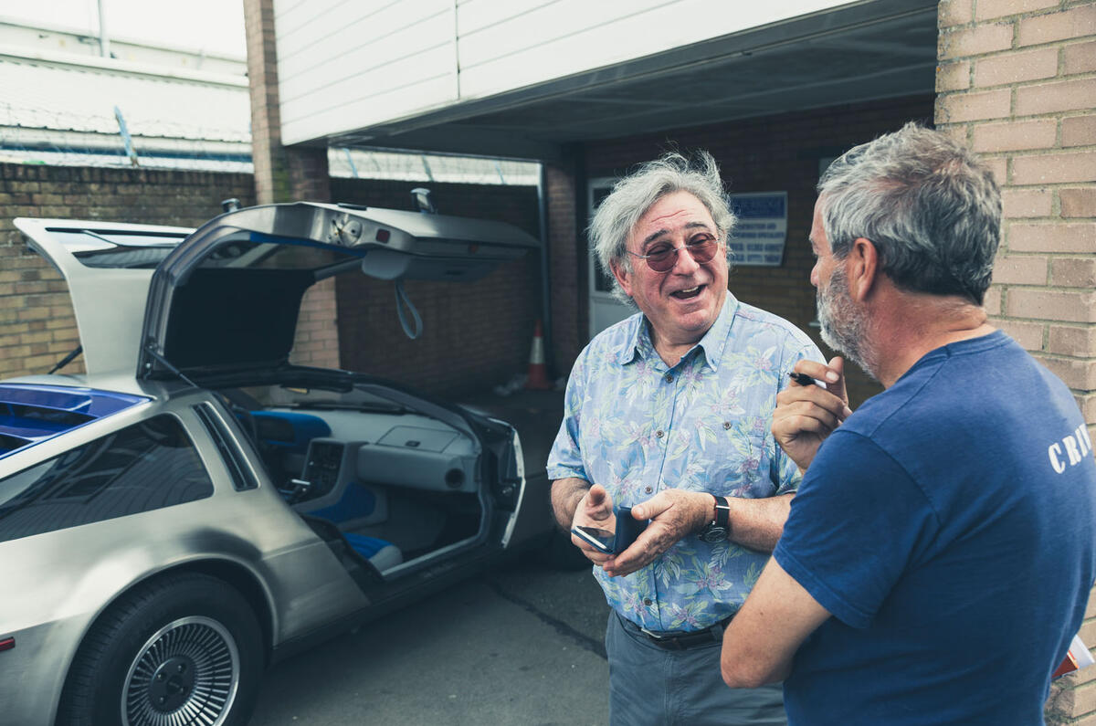 Driving a battery powered DeLorean - owner Phil Wainman