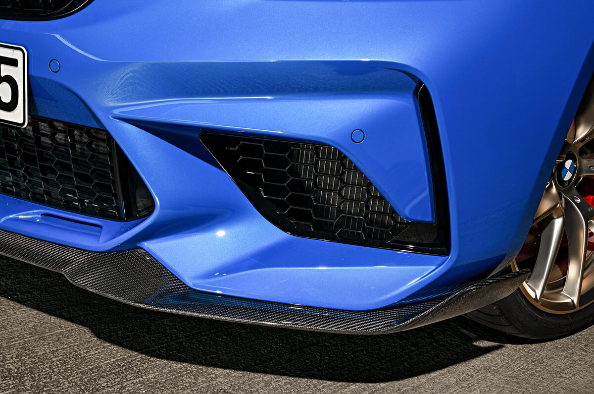 BMW CS 2020 official press images- front aero