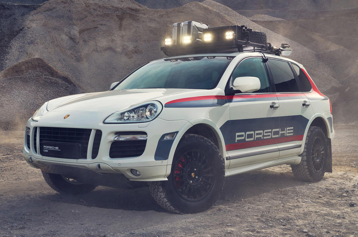 Original Porsche Cayenne gets retro rallythemed redesign Autocar
