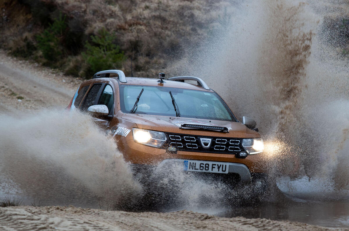 Dacia x Future Terrain - splash action