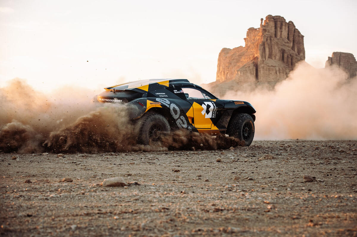 Extreme E Alejandro Agag interview - dust
