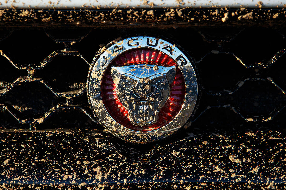Jaguar F-Type rally car 2019 driven grille