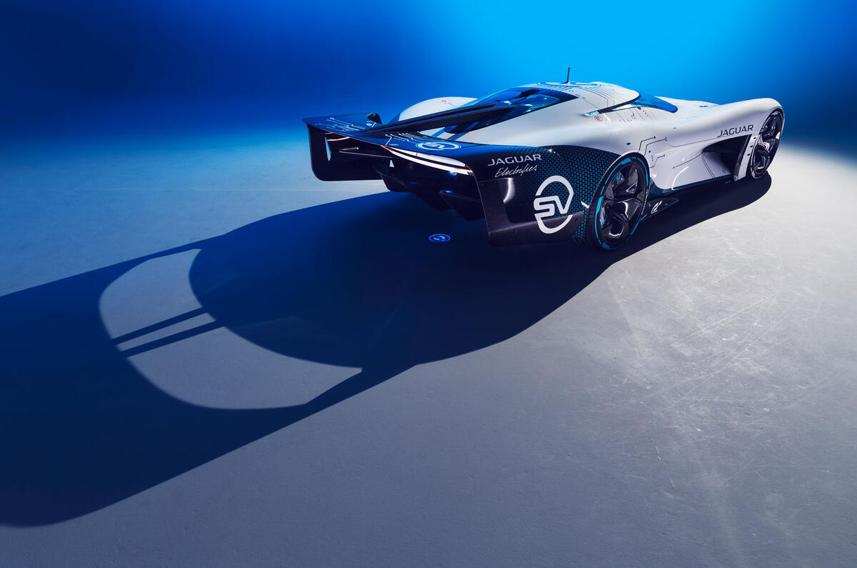 Jaguar Vision GT Concept Gran Turismo - studio static rear