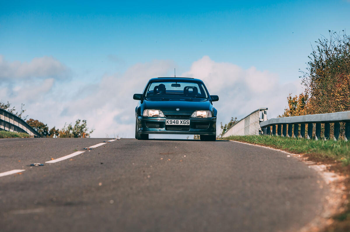 Lotus Carlton at 30 - on the road nose