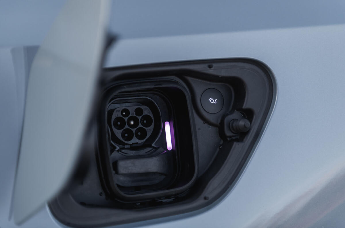 2020 Polestar 2 prototype drive - charging port