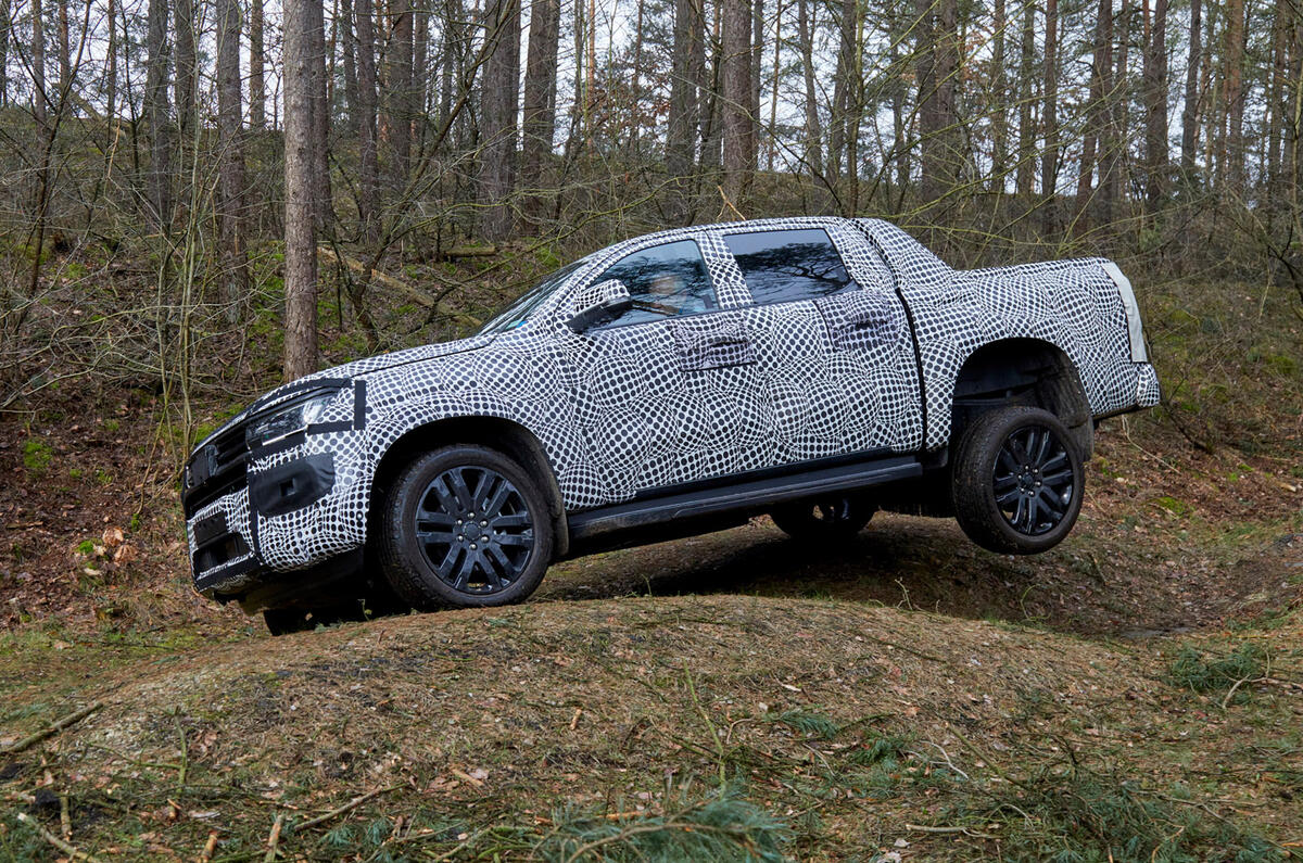 96 Volkswagen Amarok prototype action articulation