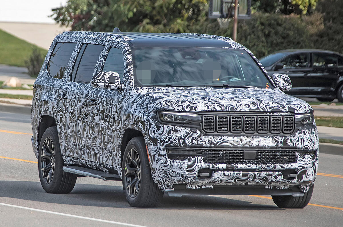 Jeep Grand Wagoneer: 2021 SUV seen in near-production form ...
