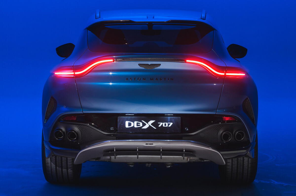 97 Aston Martin DBX 707 Autocar images rear