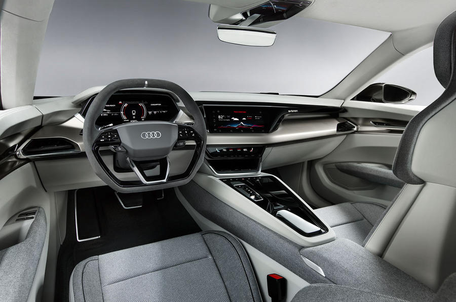 Audi E-tron GT concept official reveal - interior design