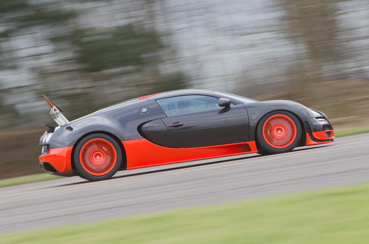 97 fastest cars tested by Autocar Bugatti Veyron supersport
