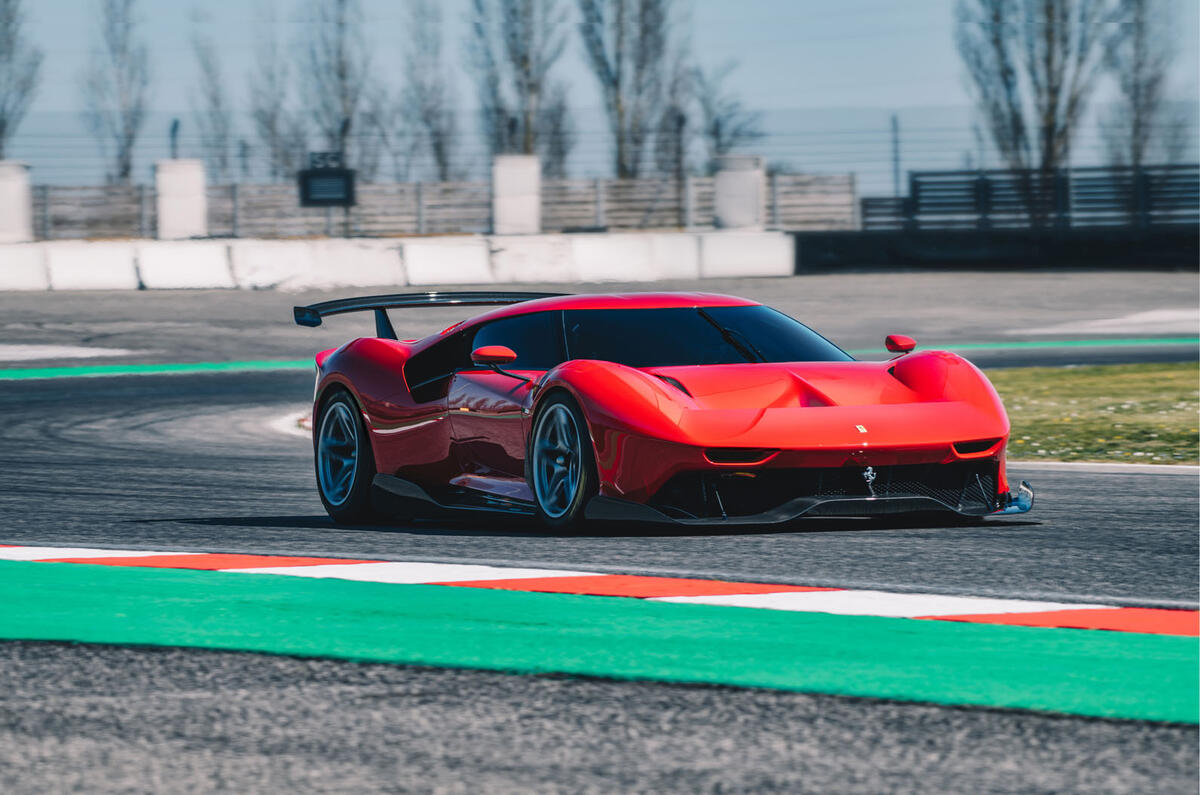 Ferrari P80/C 2019 reveal official pictures - track driving front