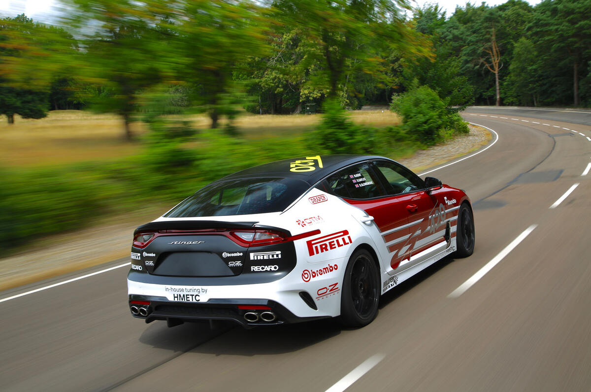 99 Kia Stinger GT420 racer - hero rear