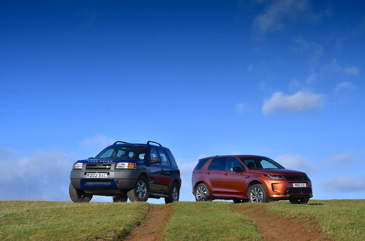 Land Rover Freelander vs Discovery Sport 25 years of baby Landie Autocar