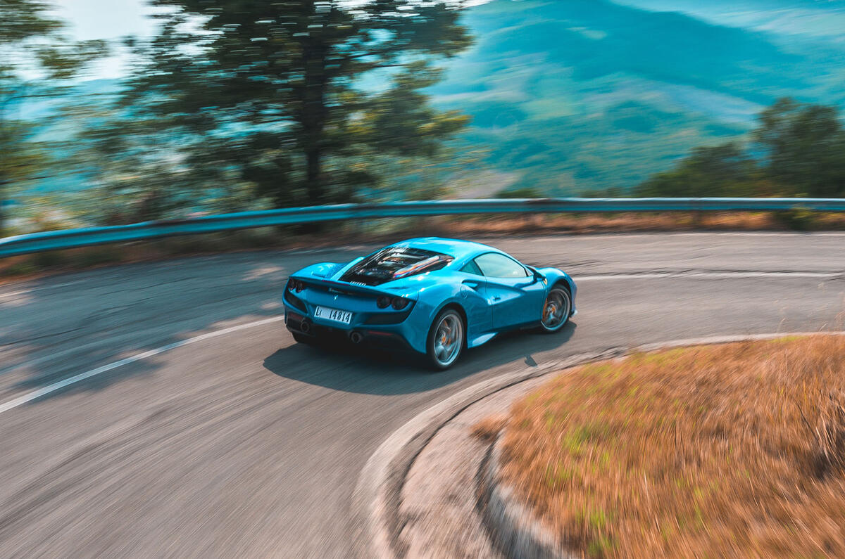Top 50 cars 2020 - final five - Ferrari F8 Tributo rear