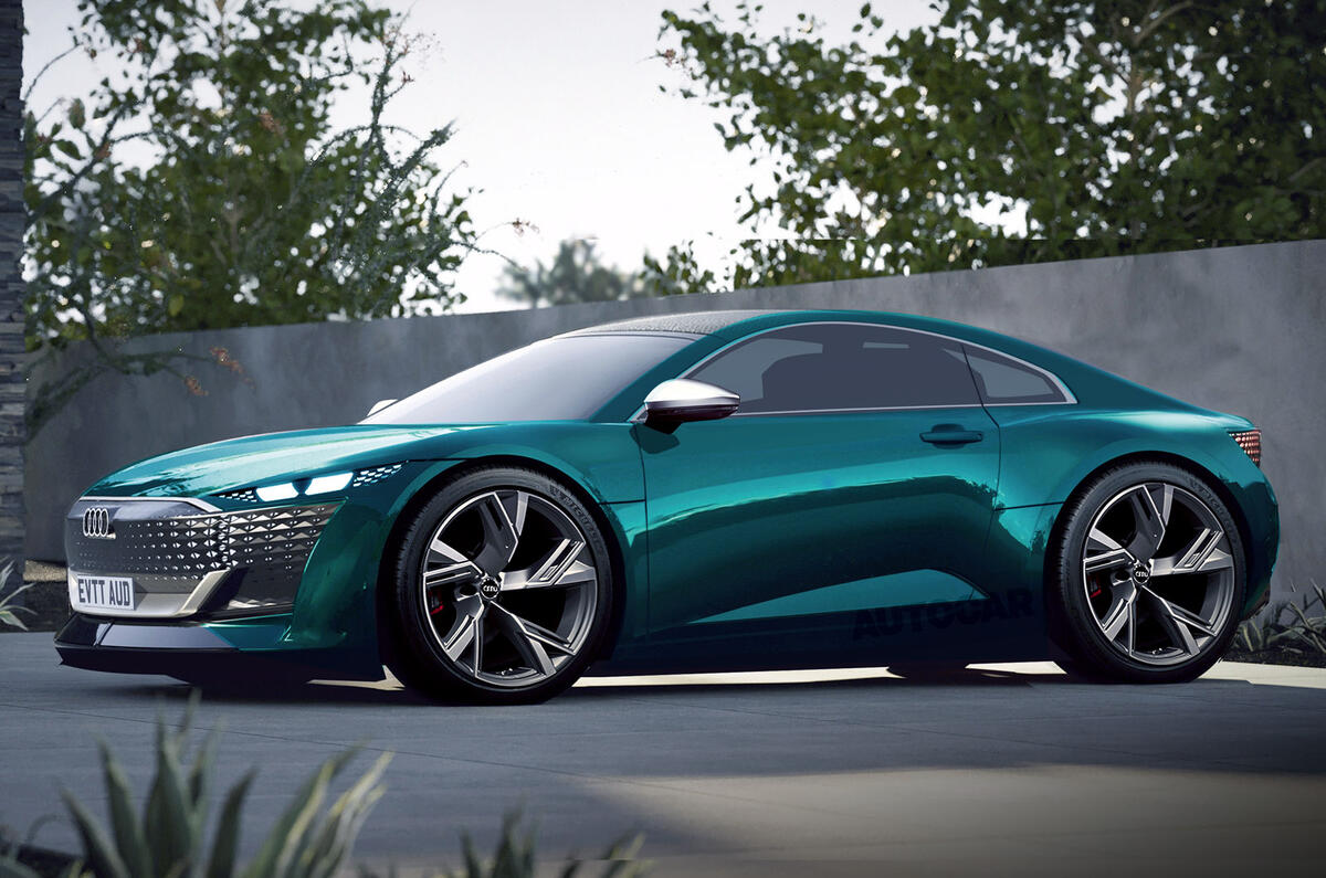 98 Audi TT E tron render by Autocar