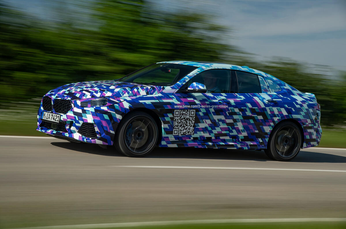 BMW 2 Series Gran Coupé prototype drive - hero side