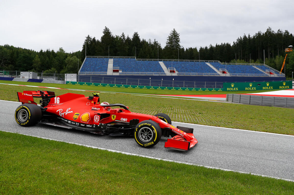 Holding a Grand Prix during a pandemic - empty grandstand
