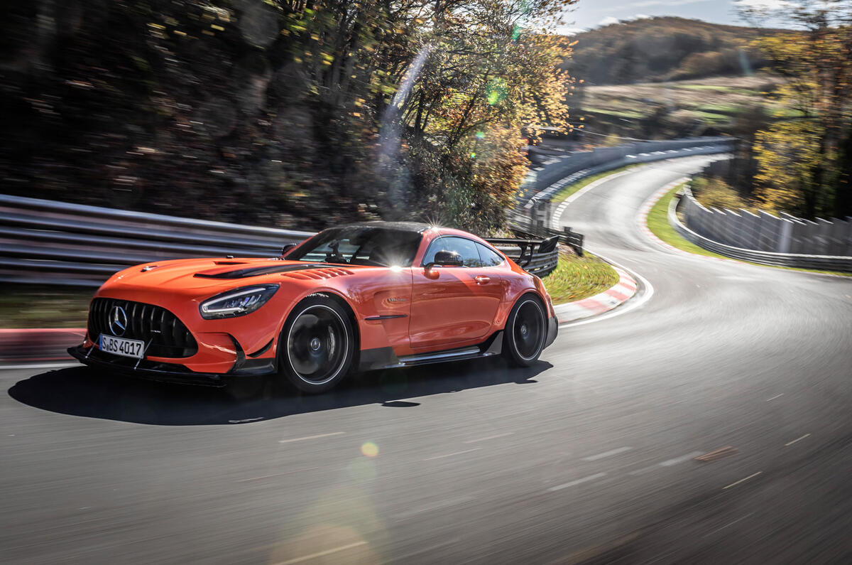 Mercedes-AMG GT Black Series Nurburgring record - side