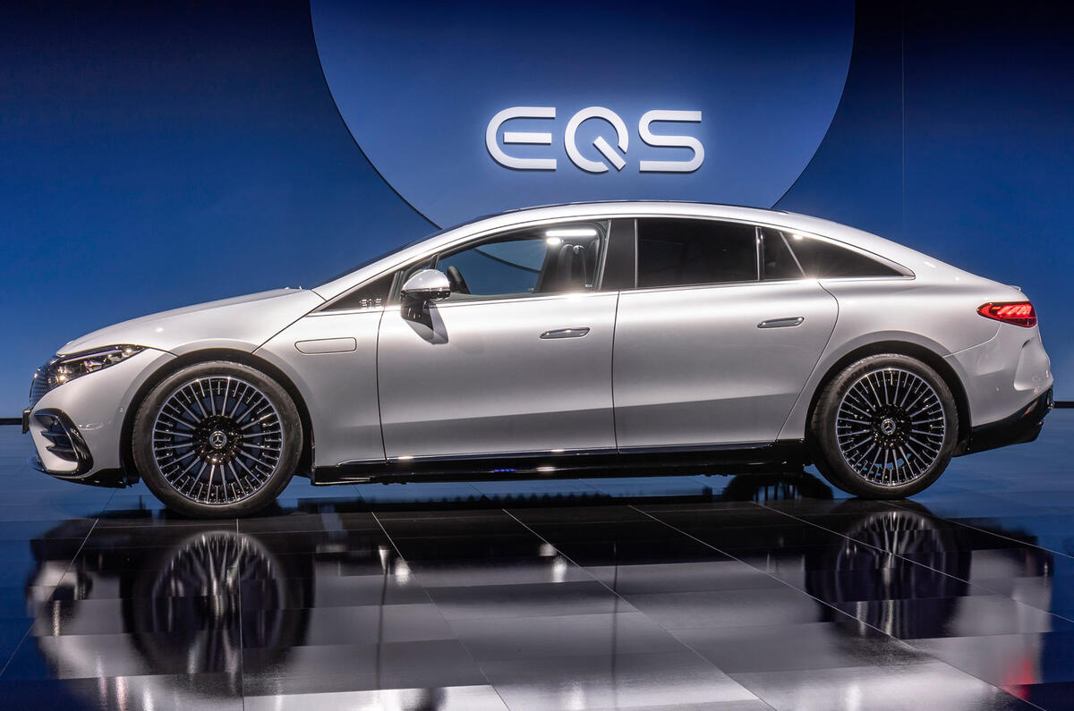 2021 MercedesBenz EQS tops brand's new EV family Autocar