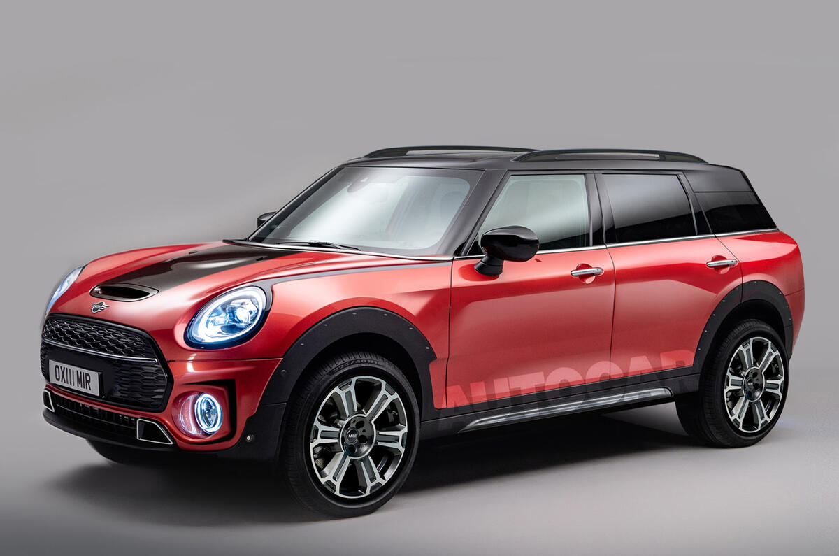 98 Mini SUV renderizado por Autocar 2021 rojo