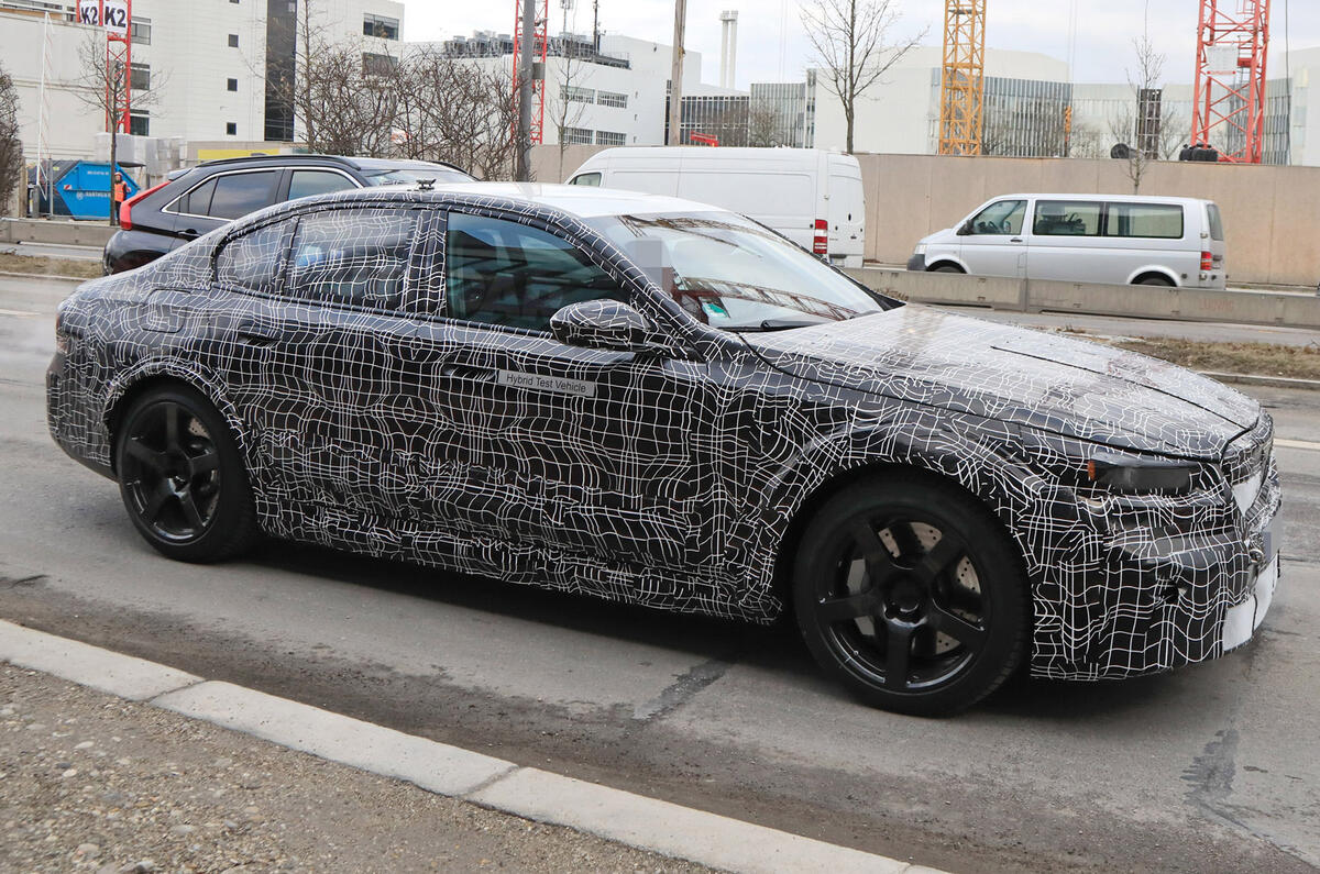 99 2024 BMW M5 hybrid spy images lead
