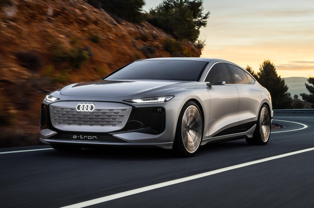 Audi A6 Etron Concept previews 2023 electric saloon Autocar