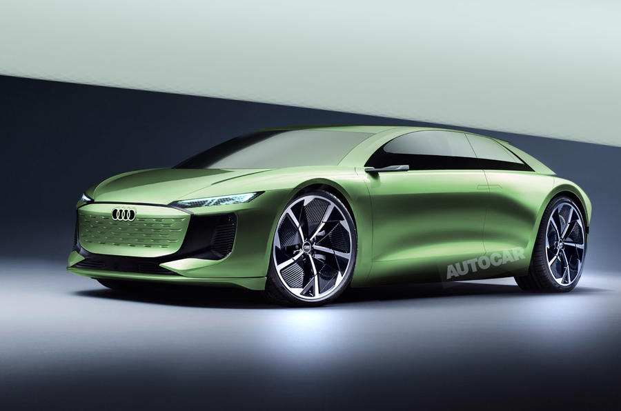 99 Audi A8 successor render July 2021