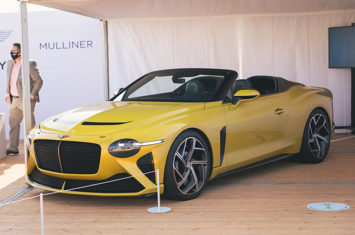 £1.5m Bentley Mulliner Bacalar displayed at Salon Prive