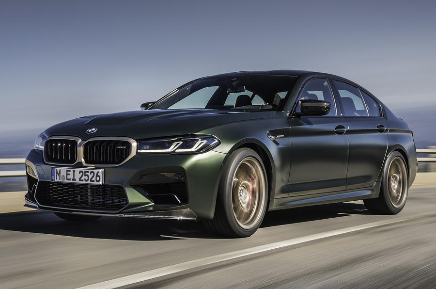 99 BMW M5 CS 2021 official reveal hero front