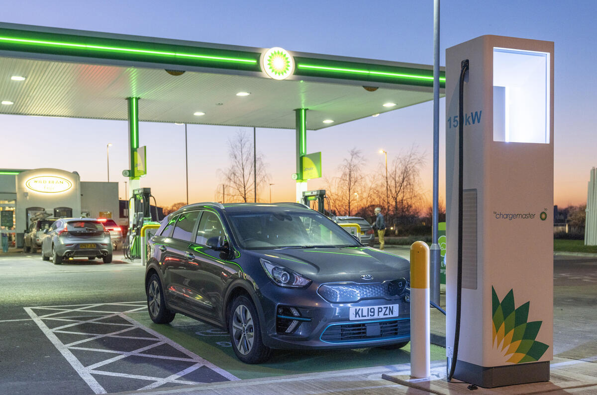 99 BP forecourt EV charging