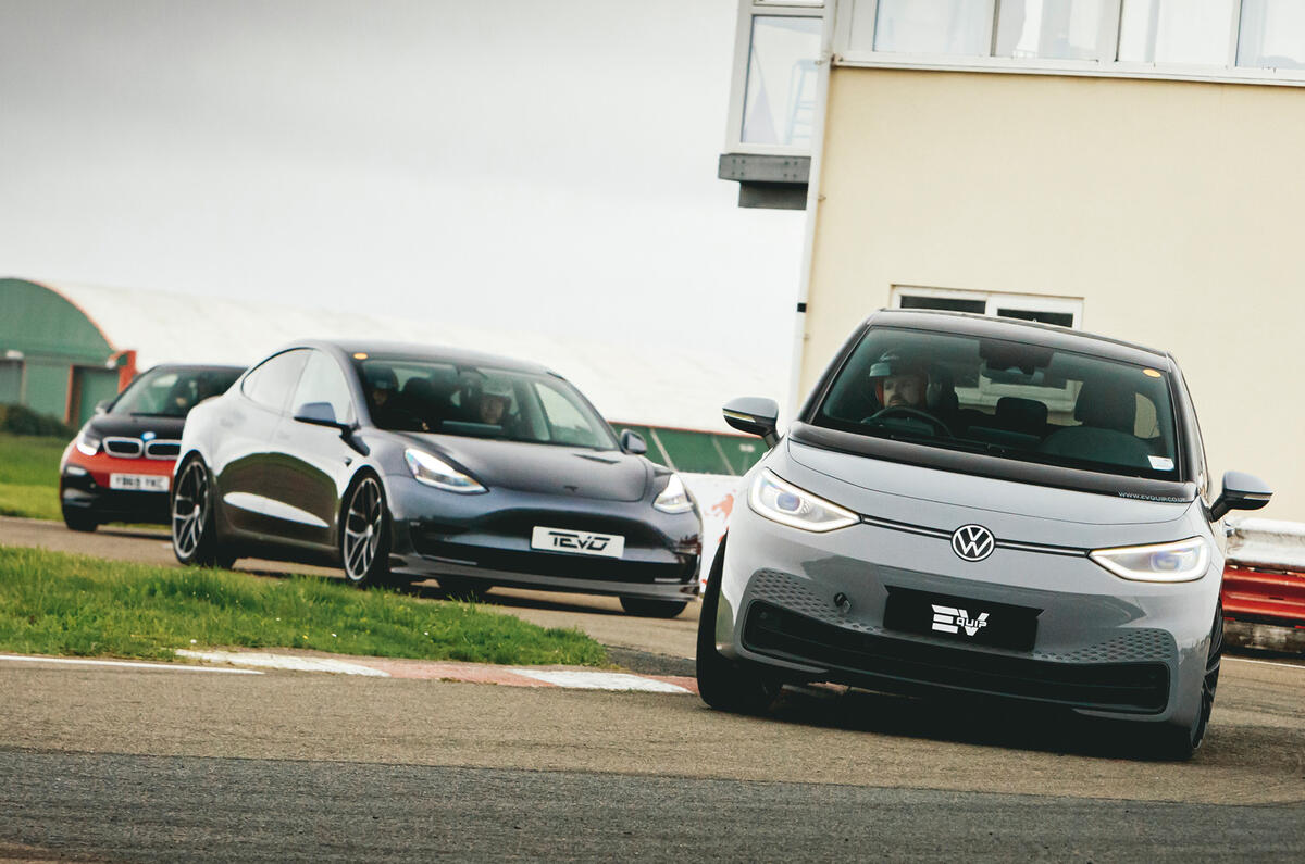 Electric circuit the UK s first EV only track day Autocar