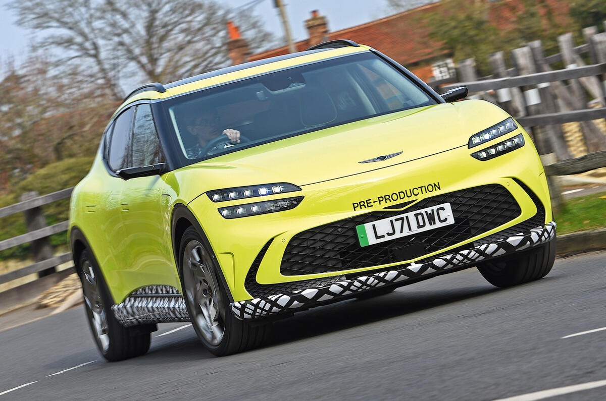 99 Genesis GV60 prototype drive 2022 lead