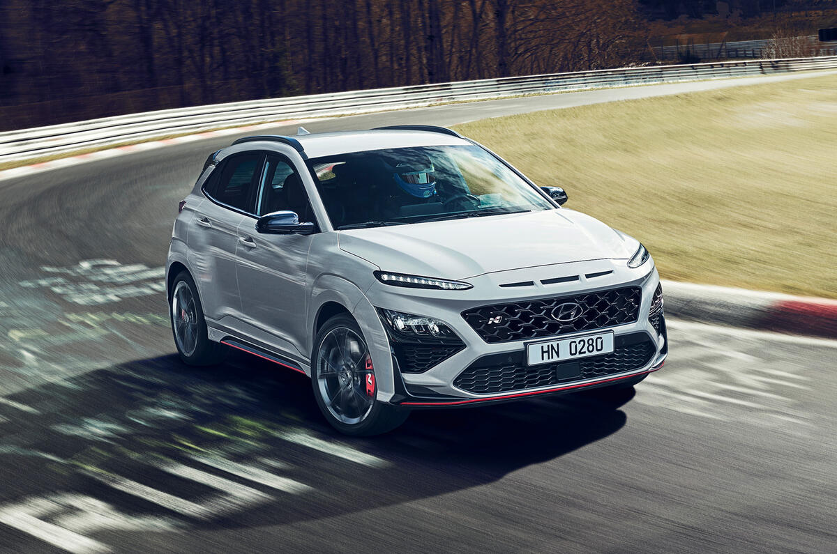 99 Hyundai Kona N official images nring front