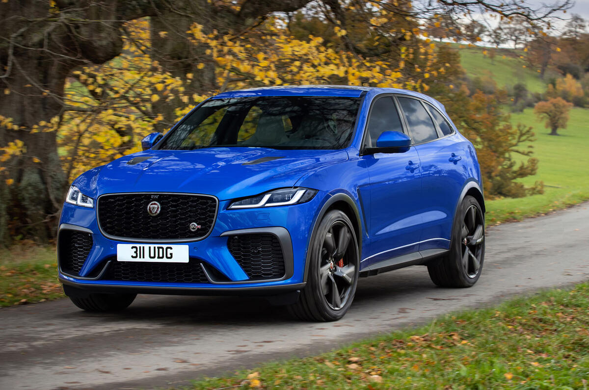21 Jaguar F Pace Svr Brings New Look And Performance Boost Autocar