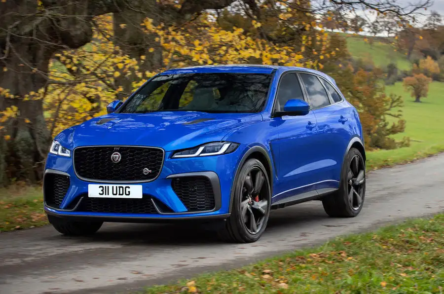 Jaguar F-Pace SVR MY2021 official reveal - hero front