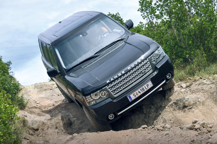 99 land rover range rover l322 off road front