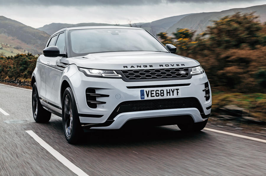 Land Rover Range Rover Evoque 2019 first ride review - hero front