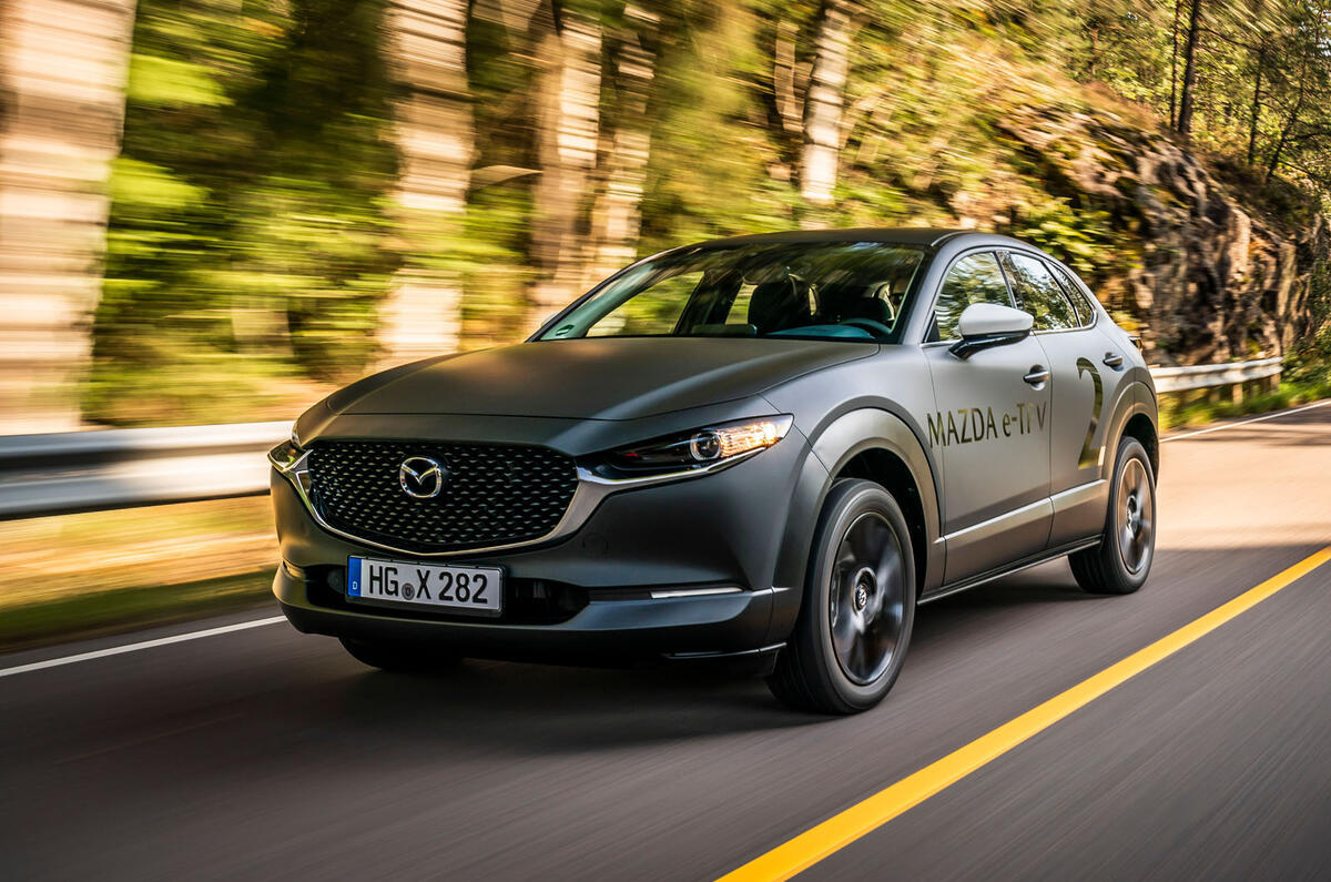 Mazda e-TPV prototype 2019 first drive review - hero front
