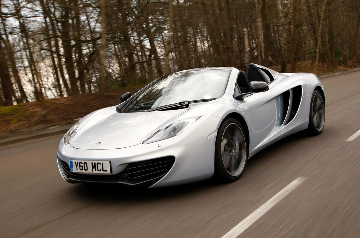 99 mclaren 12c roadster front quarter