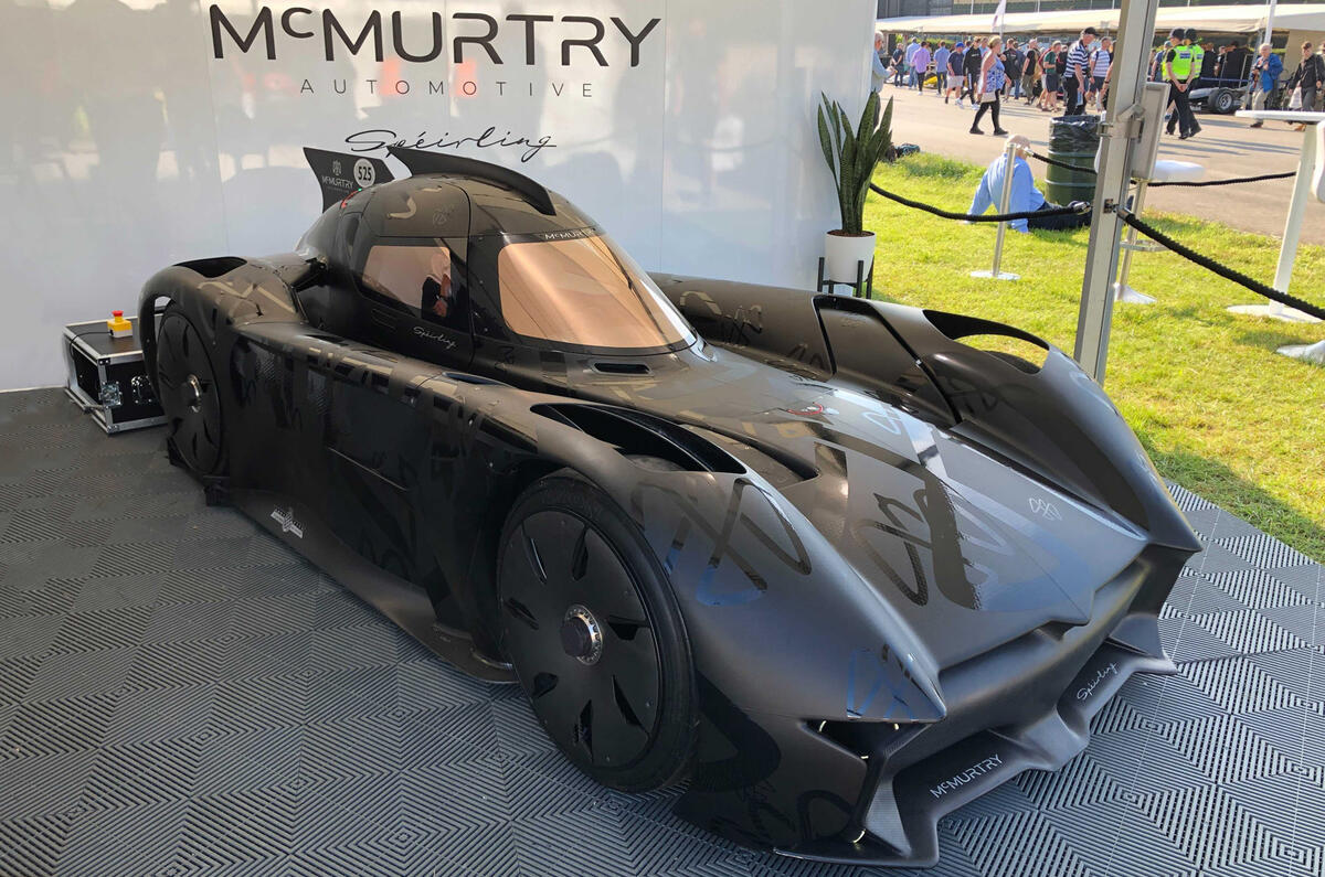 Electric singleseat fan car launched at Goodwood Autocar