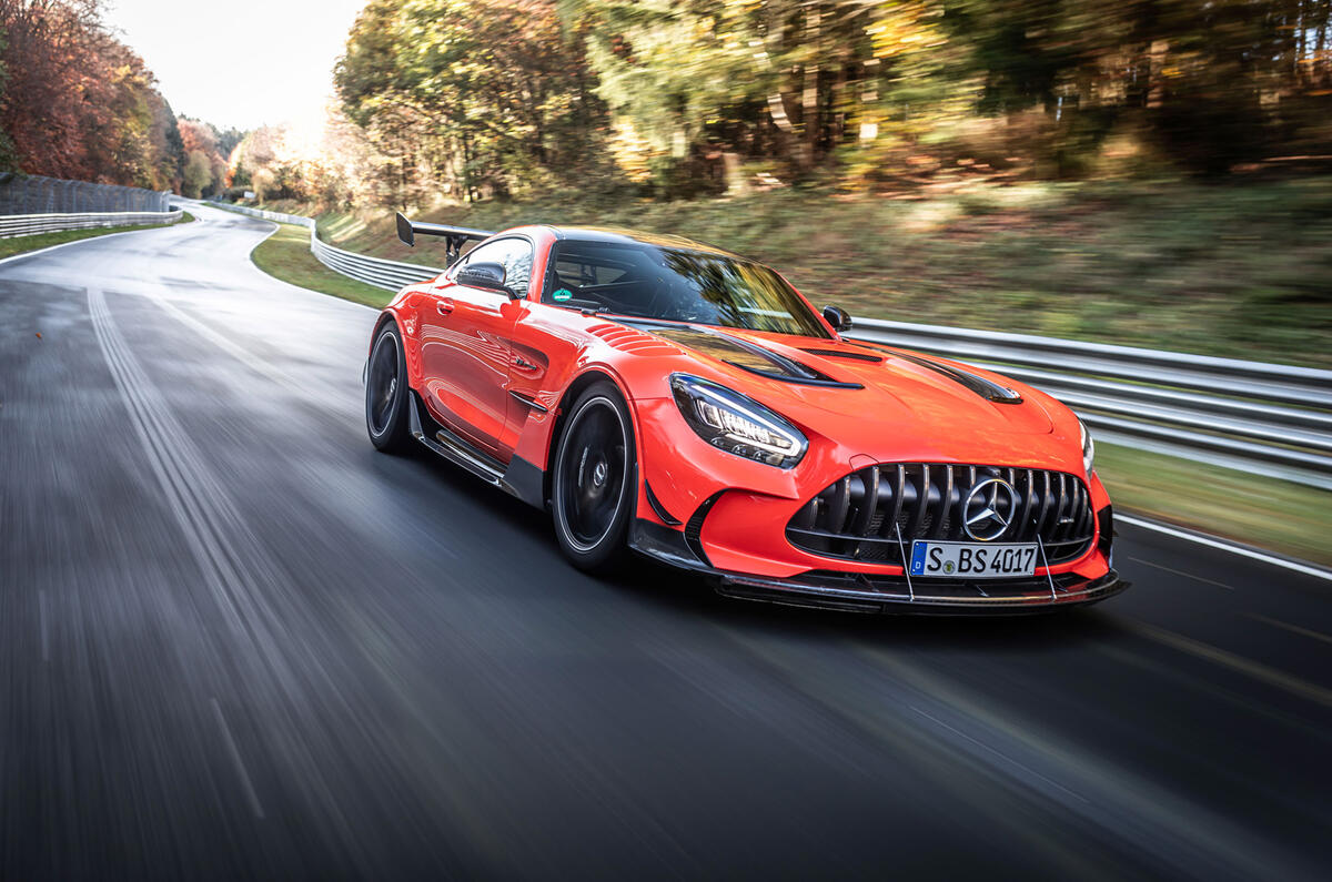 Mercedes-AMG GT Black Series Nurburgring record - front