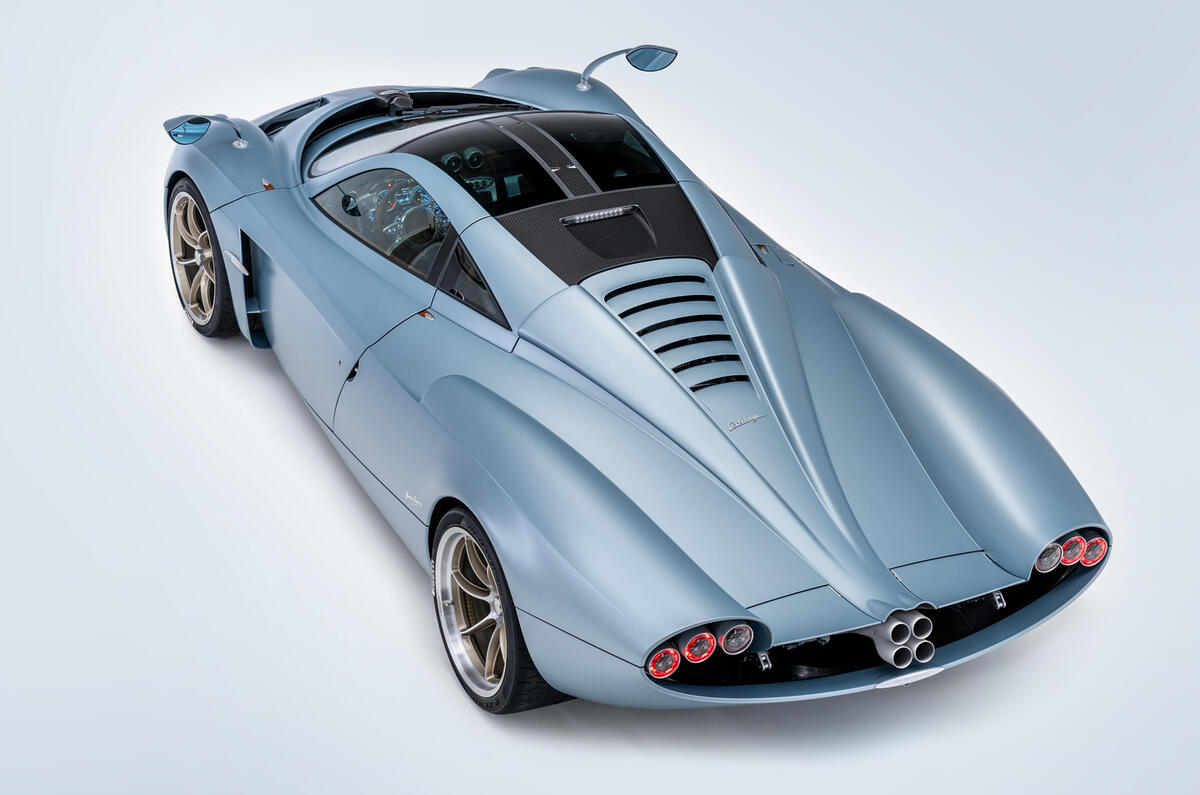 99 pagani huayra codalunga rear above