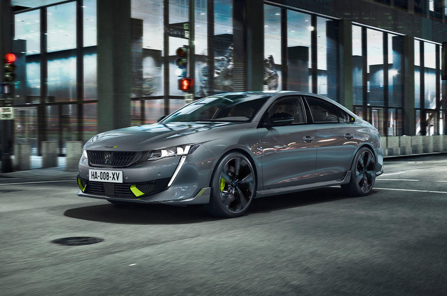 Peugeot 508 PSE official images - tracking front