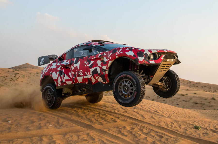 Prodrive BRX T1 in the desert - hero front