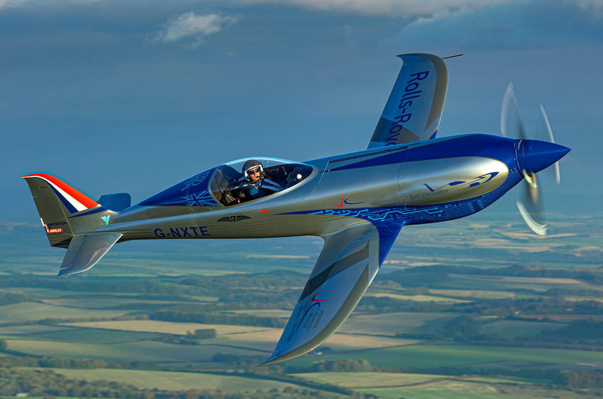 99 Rolls Royce electric plane record 2021 lead