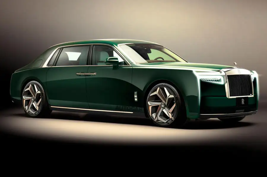 99 Rolls Royce Phantom EV renderizado como lo imaginó Autocar